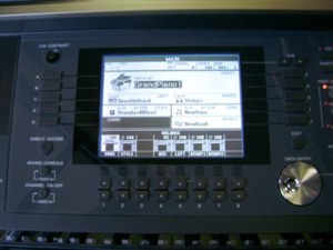 Yamaha Clavinova CVP-501 LCD display
